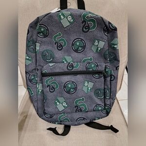 HARRY POTTER Slytherin Large 17" School Backpack NWT